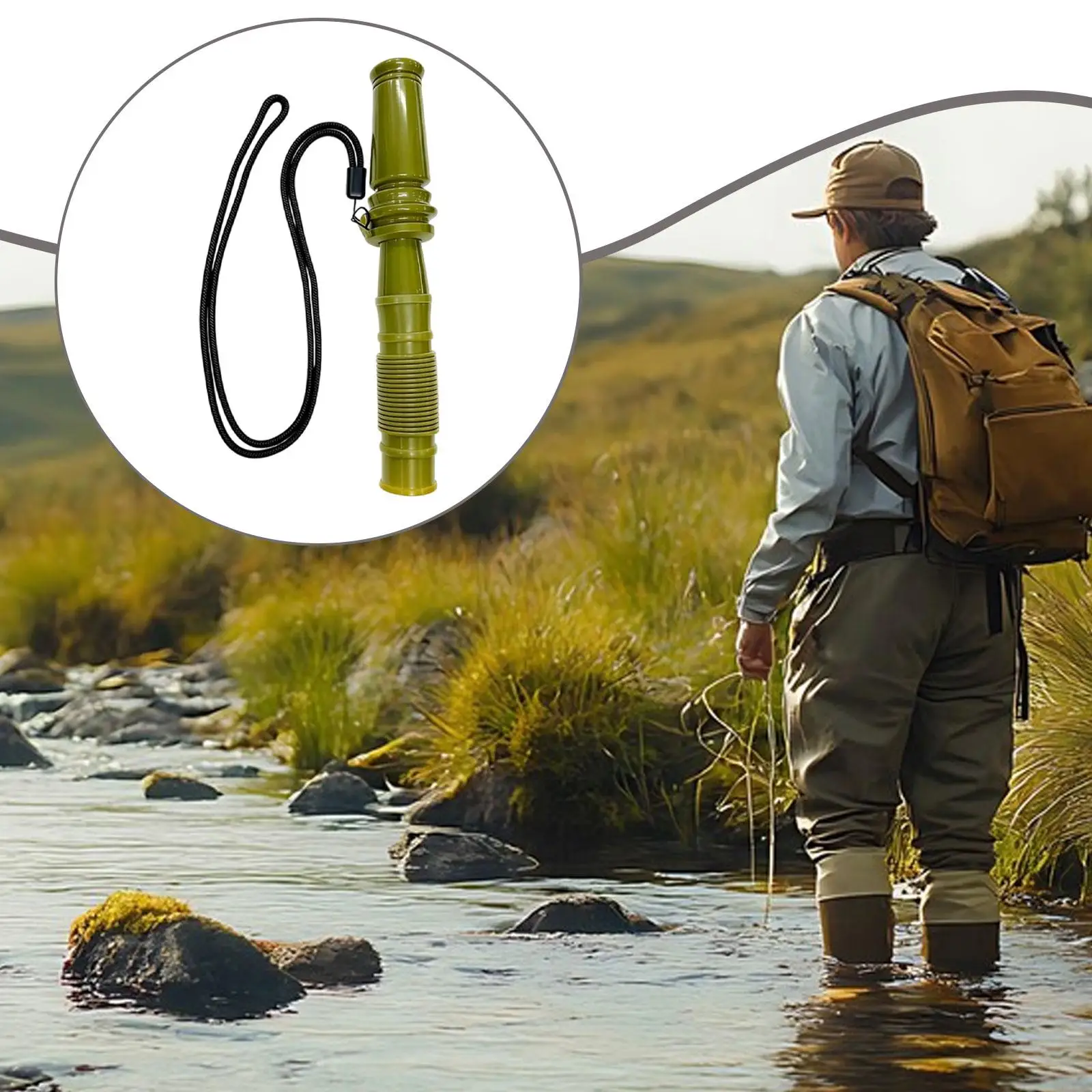 Calls for Deer Versatile Hunting Hunters Lures Outdoor Gear with Lanyard Effective Equipment Fawn Calls Whistle Realistic Sounds