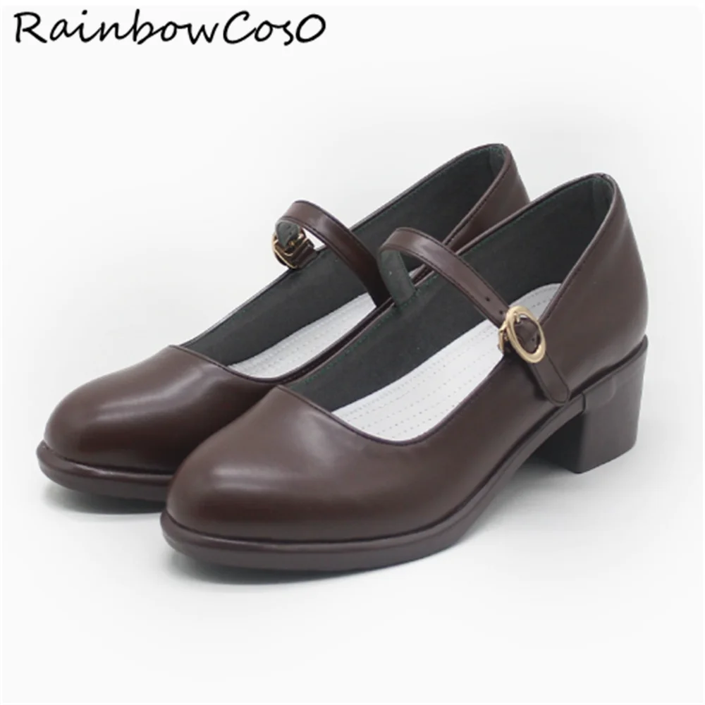 Buty do Cosplayu Wakaba Mutsumi BanG Dream Ave Mujica Buty Botki Gra Anime Halloween Boże Narodzenie RainbowCos0 W4567