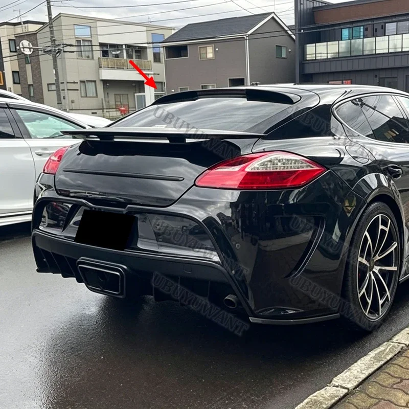 Für Porsche Panamera 970 2010-2016 Hochwertiger Carbon-Heckspoiler Kofferraumflügel 1 Stück Auto-Styling