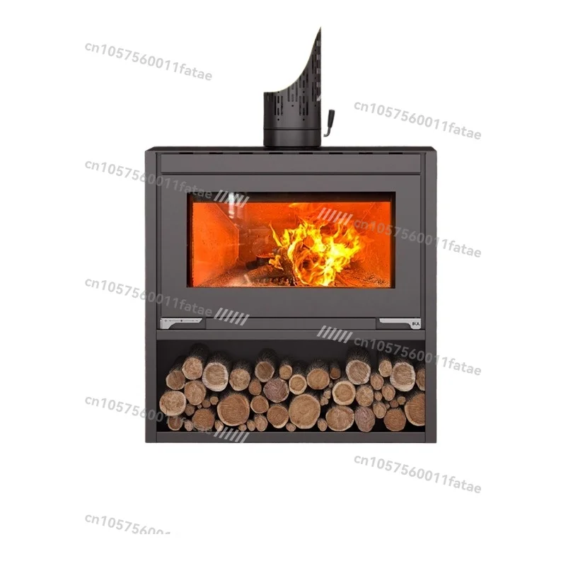 Real Fire Wood Burning Fireplace New High Temperature Resistant Adjustable Heater Wood Burning Stove Blowing Fireplace
