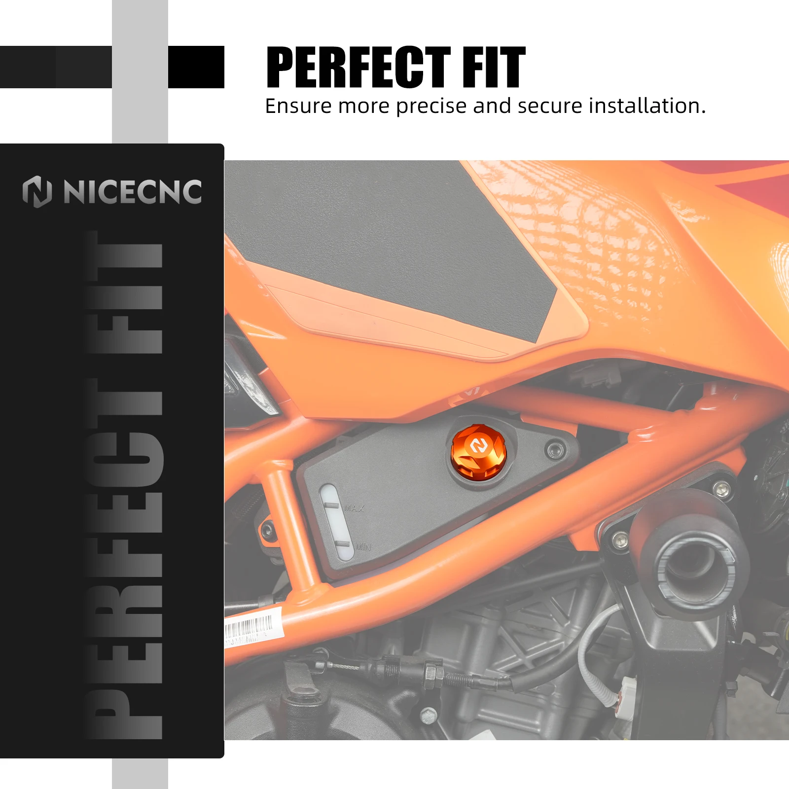 For 2025 KTM 390 Adventure R X 390 Enduro R 390 SMC R Motorcycle Coolant Tank Cap Cover for KTM 390 Duke 250 Duke 2024-2025