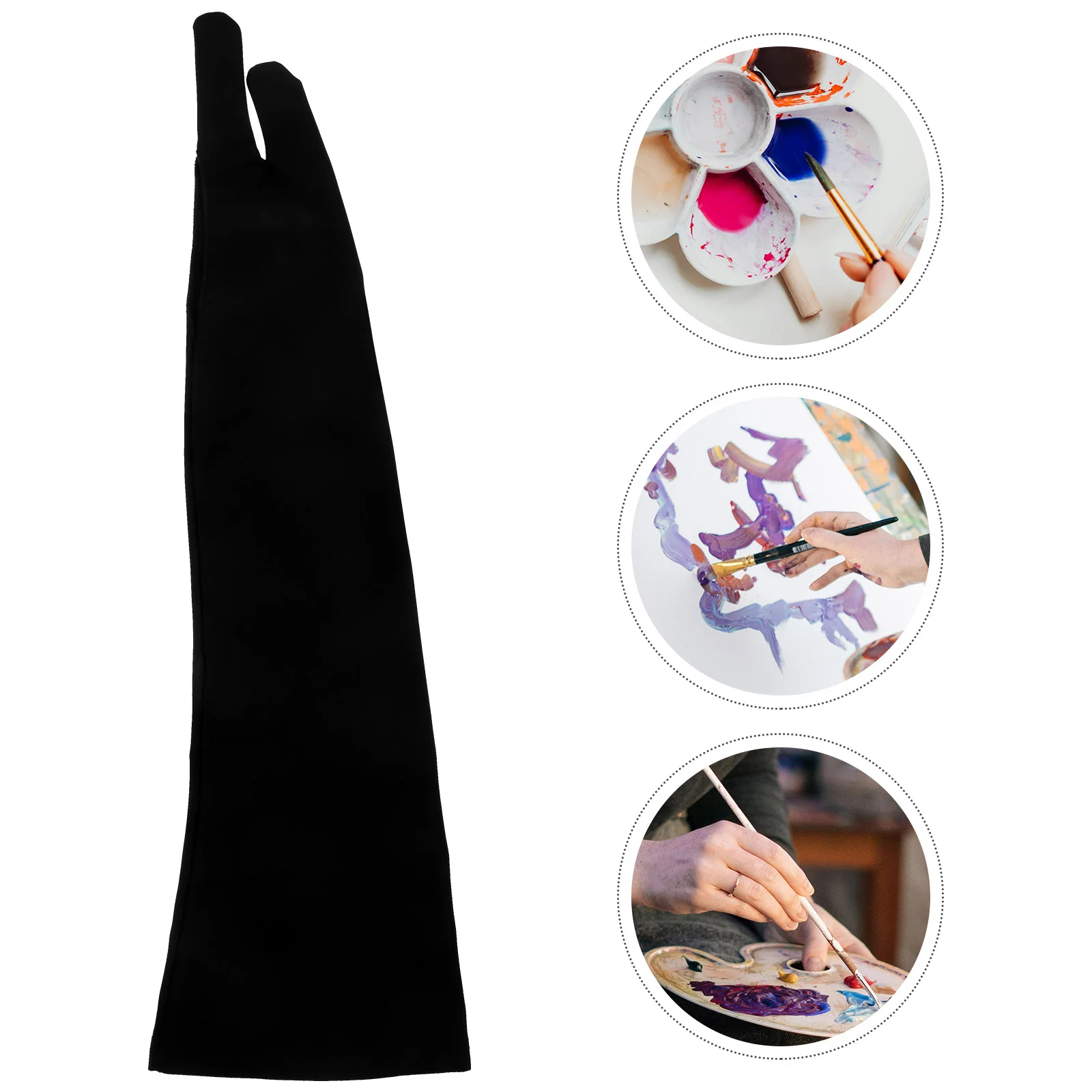 Painting Gloves Artist Sketching Tablet Digital Drawing Two-finger for Children