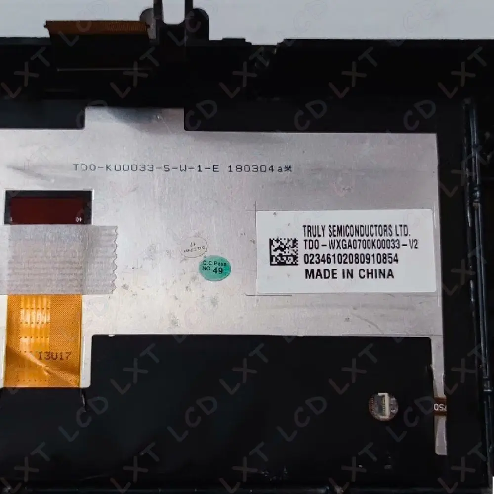 Panel wyświetlacza LCD dla TDO-WXGA0700K00057-V1 TDO-WXGA0700K00033-V2 dla 2017-2020 Jeep Compass OEM AM FM Radio wyświetlacz LCD — zdjęcie produktu 2