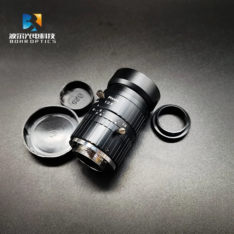 FA7528 HD 8MP Industrial Prime Lens Focal Length 75mm Format 1'' C-Mount For CCTV Surveillance Camera Microscope