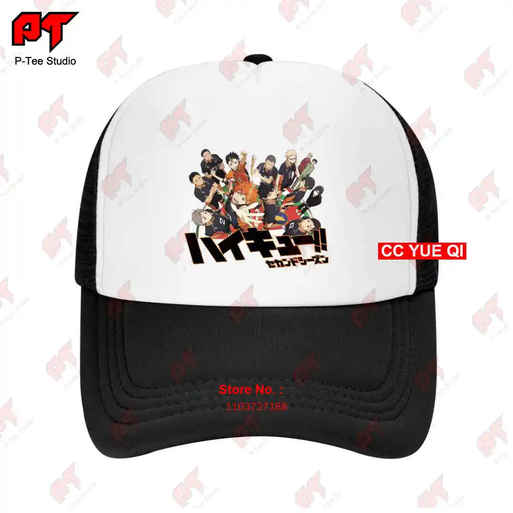 Camiseta De Anime La Estrella Del Campeonato Voleibol Haikyuu Baseball Caps Truck Cap 1EOO