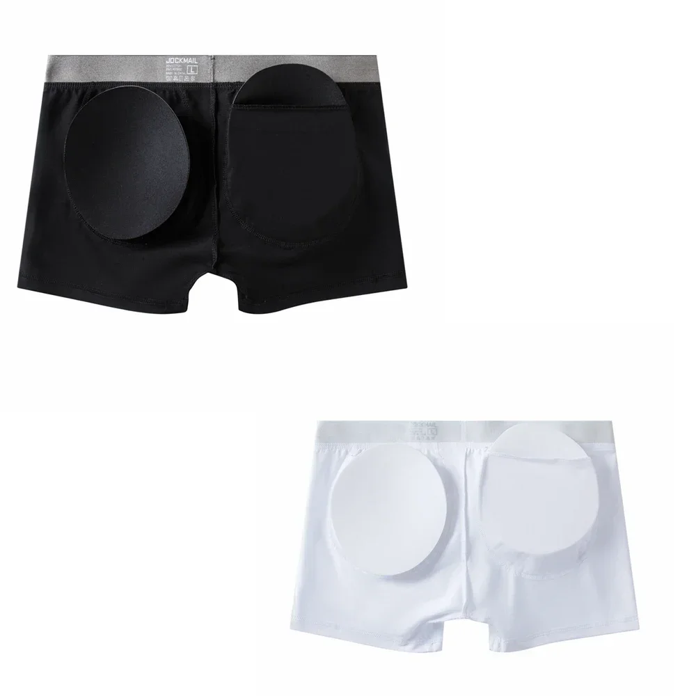 JOCKMAIL Sexy Butt Lifter Enlarge With pad Underpants Removable Pad Boxer Underwear Butt-Enhancing Trunk Shorts Gay Male Panties image 6