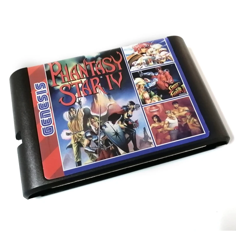 MD Game Card 218 in 1 For Genesis Megadrive Game Console With Phantasy Star II IV Crusader Of Centy Ooze