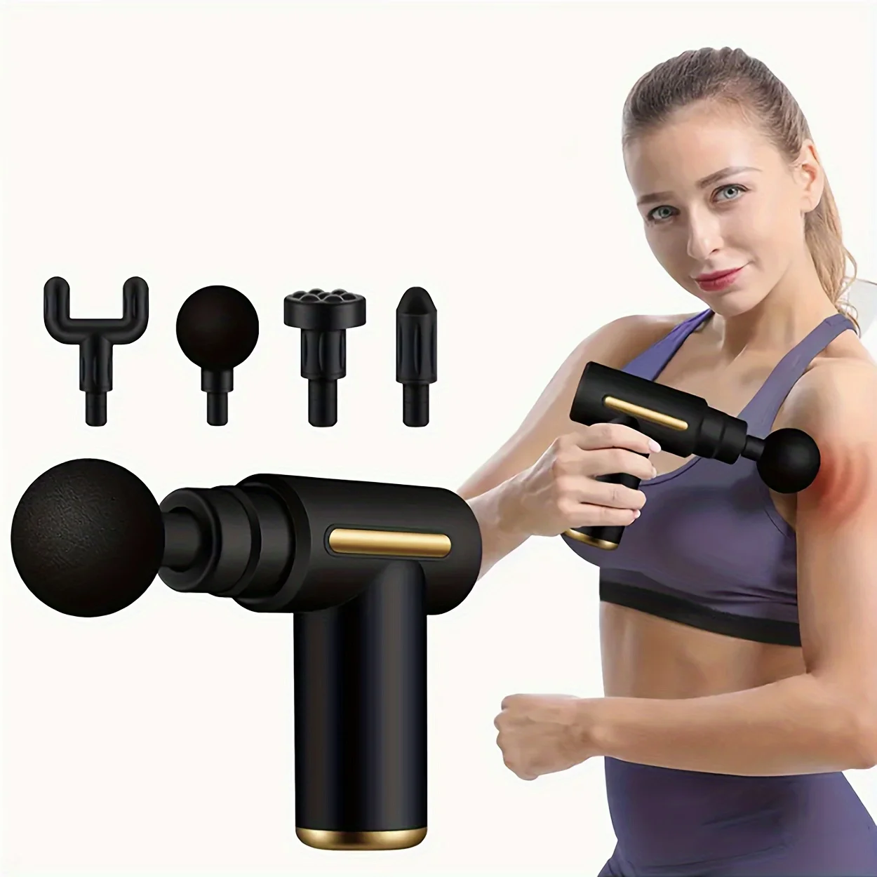 Mini Powerhouse - Deep Tissue Massage Gun - Instant spierverlichting en ontspanning voor fitnessliefhebbers - Draagbaar, handheld, fa