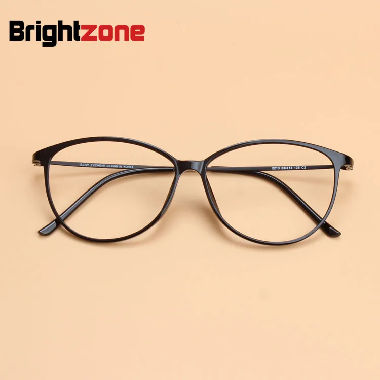 Ultra Light Women Cat Eye Glasses Frame Tungsten Plastic Steel Quality Simple Style Optical Eyewear can Fill Prescription Lenses