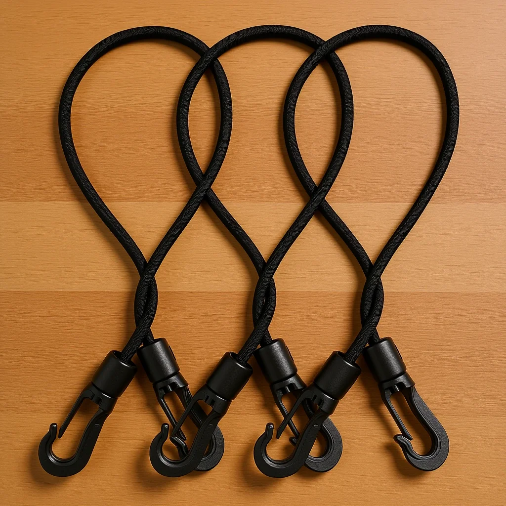 

Yacht Rope 3Pcs Set with Paddle Elastic Strap for Kayak Paddle Fixing and Mooring Watercraft