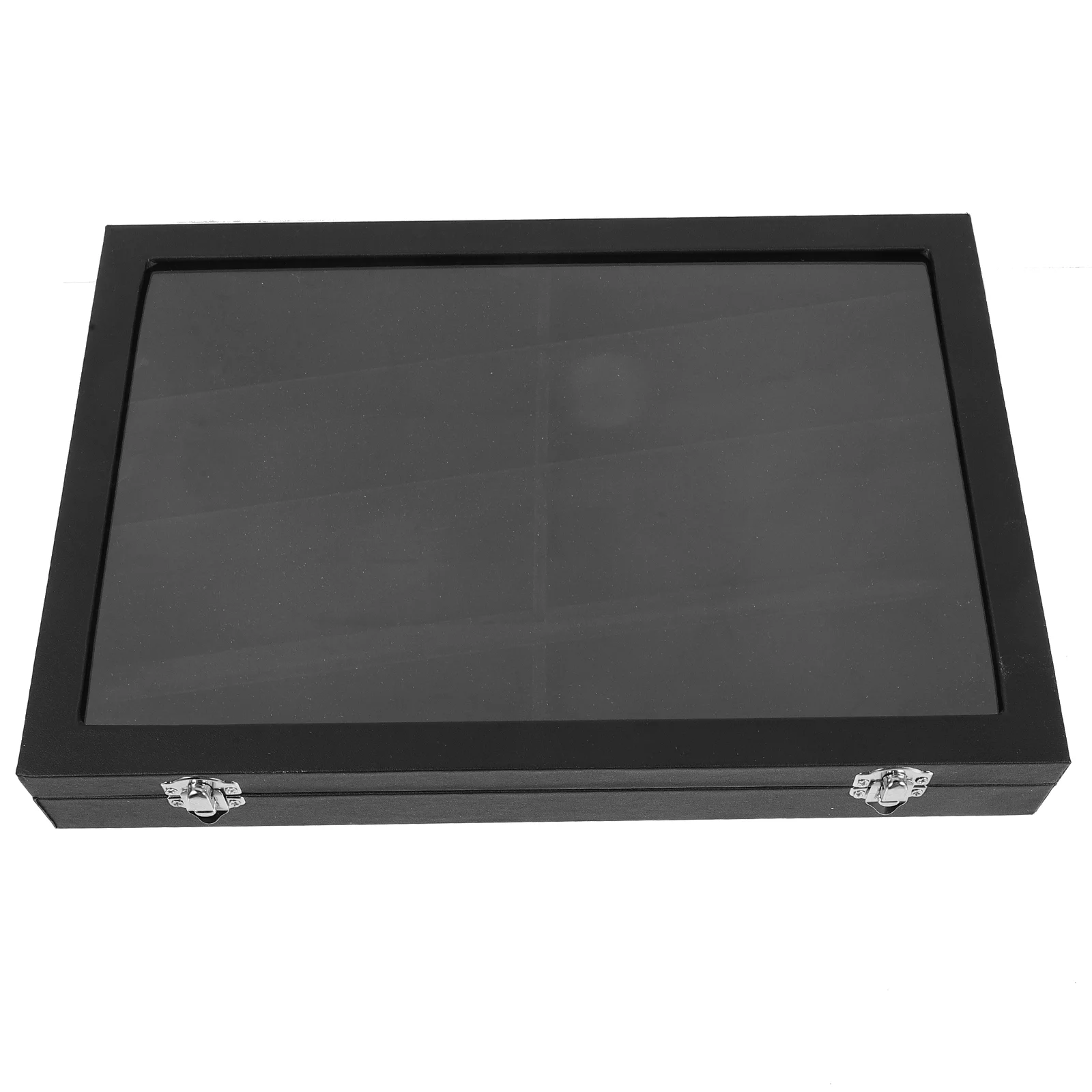 

Eyeglasses Holder Case Sunglasses Storage Box Display Organizer Black Cabinet