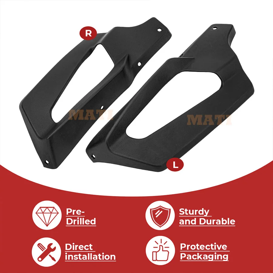 MATI Rear Left & Right Fender Guard Splash Mud Guard for Honda Rancher 350 Rancher 400 2004-2007 80250-HN7-000ZA 80251-HN7-000ZA
