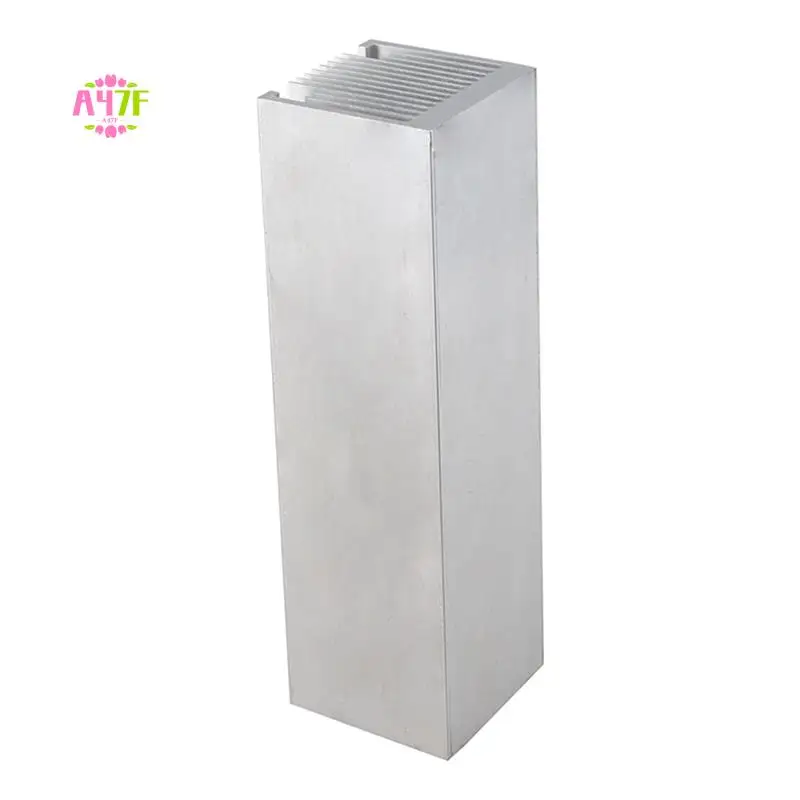 

A47F-Aluminum Radiator 50X50x150mm Dense 14 Tooth Heat Sink For Power Amplifier Heater Computer Water Cooling System