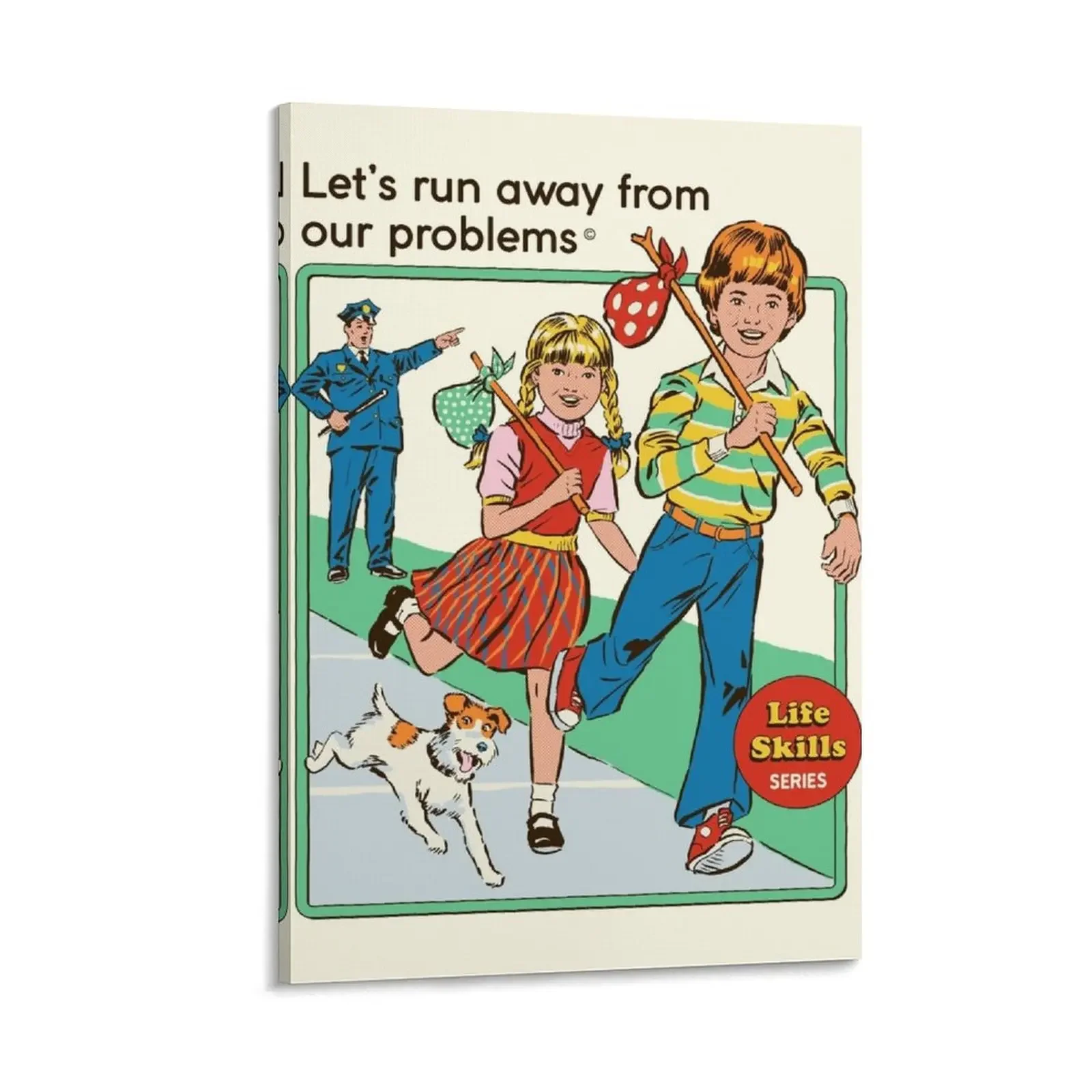 

Let's Run Away Canvas Painting poster bedrooms decorations Decoration pictures room wall