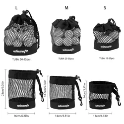 黒のゴルフバッグ,高品質のメッシュバッグ,ナイロンとプラスチック製の吊り下げフック,ゴルフバッグに掛ける便利,1個