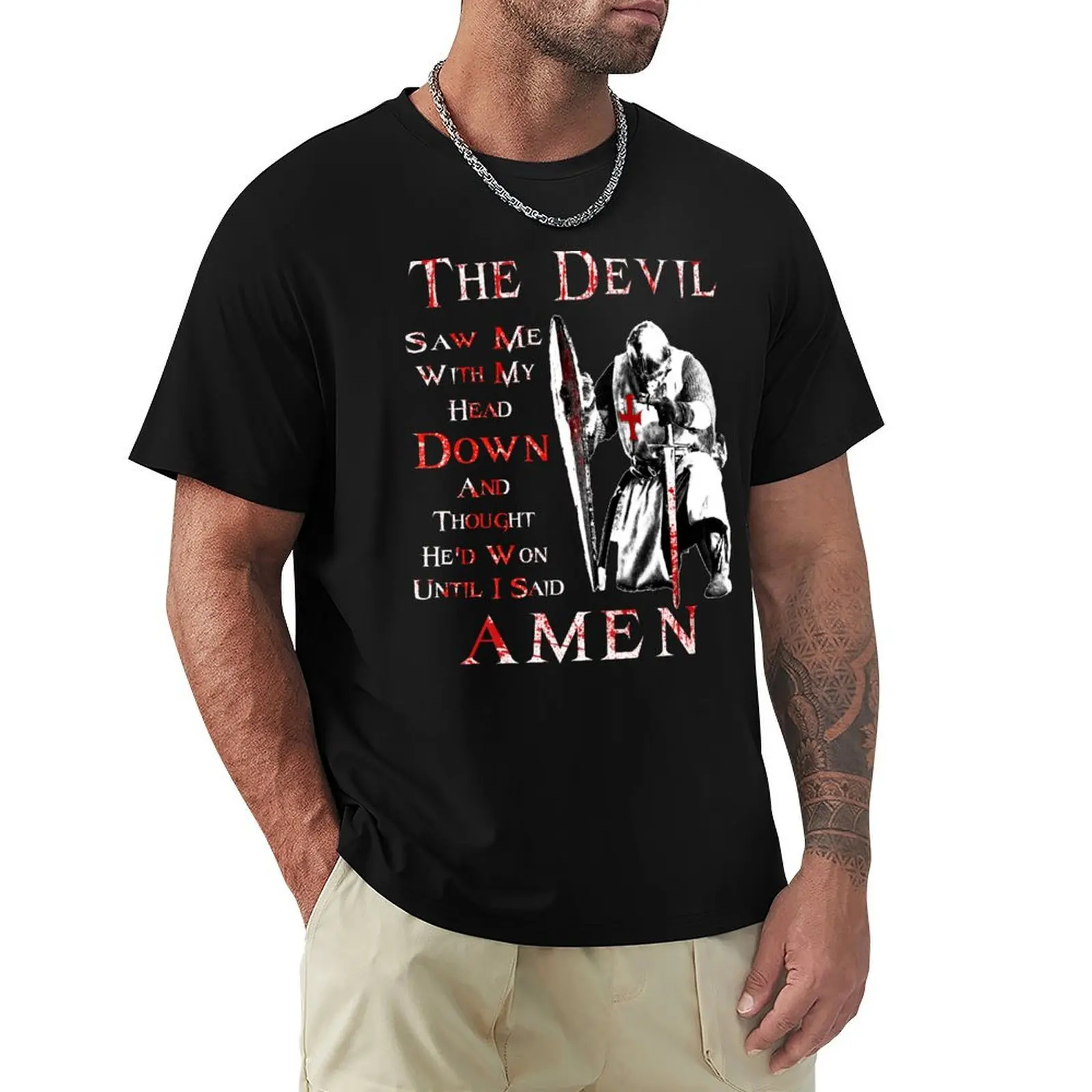The Devil Saw Me T-Shirt Summer Sports Quick Dry T-Shirt