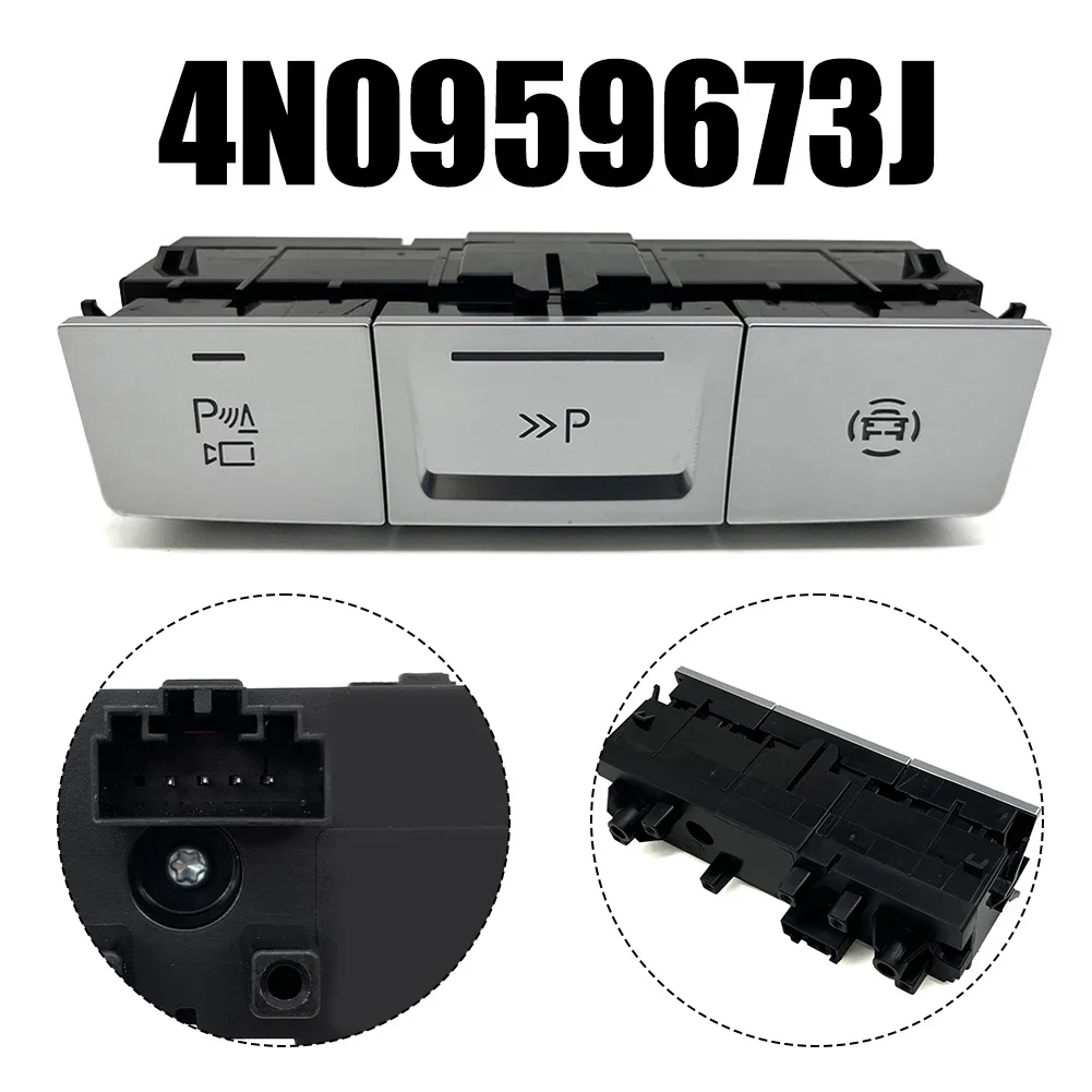 PDC For-Audi A6 C8 Parking-Radar Switch Button Frame Trim Black Silver Multi-Function Switch For-Audi C8 A7 A8 Q7 Q8 4N0959673J