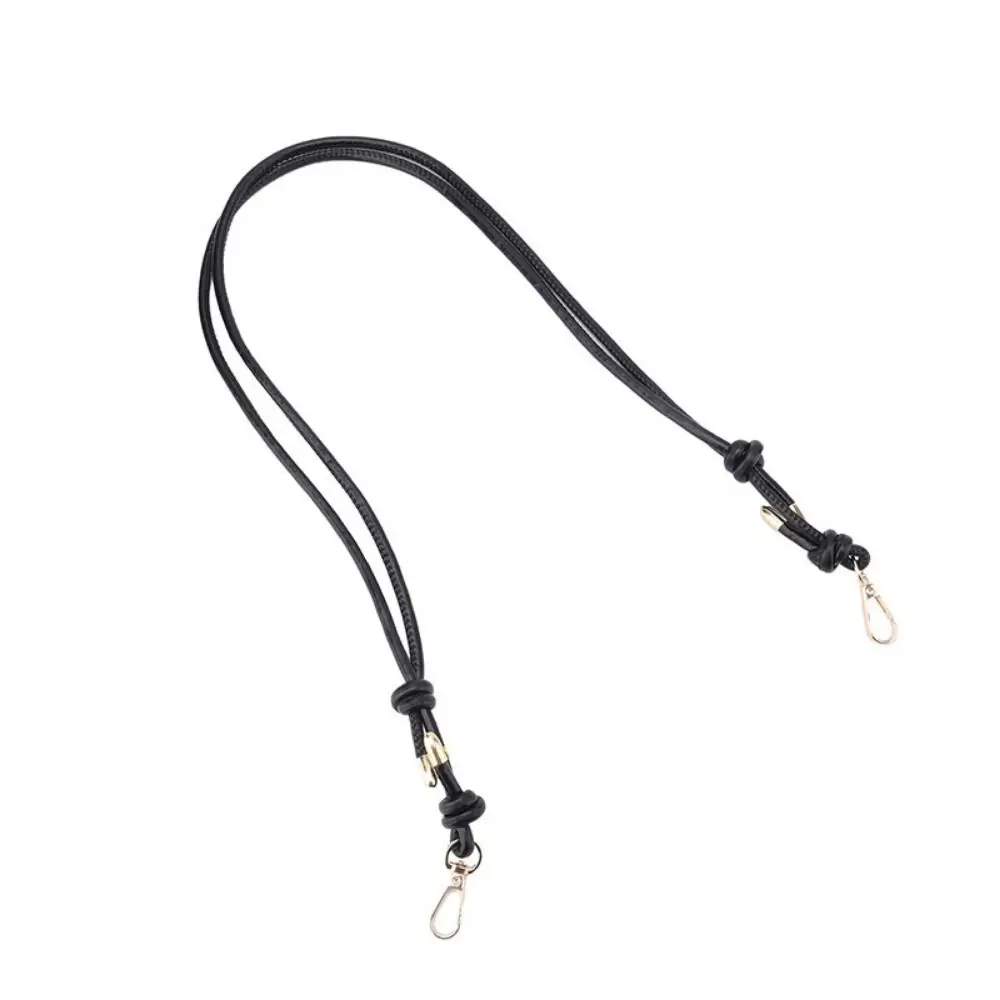 PU Leather Single Shoulder Bag Strap Solid Color Lightweight Replacement Shoulder Strap Adjustable Length Handbag Strap