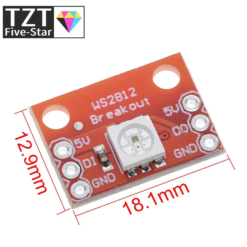 1/10PCS New WS2812 RGB LED Breakout module For arduino