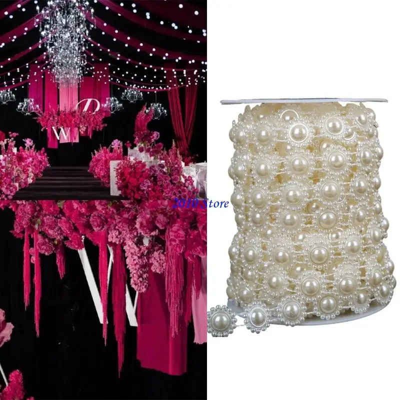 

F3MF яркие бусины с подсолнухами, бусины с имитацией жемчуга, цепочка, отделка, шитье для праздничных украшений