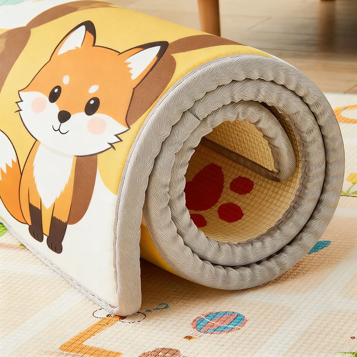 Tappeto Gioco per Bambini Spesso e Grande, Tappetino di Sicurezza per Bambini, Tappeto Pieghevole per la Sviluppo, Tappetino per Gattonare, Tappeto per la Cameretta