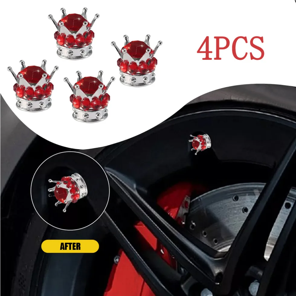 

4Pcs Car Tyre Air Port Universal Cap Car Tire Valve Stem Dustproof Caps Car Wheel Valve Caps Auto Truck Exterior Accessories