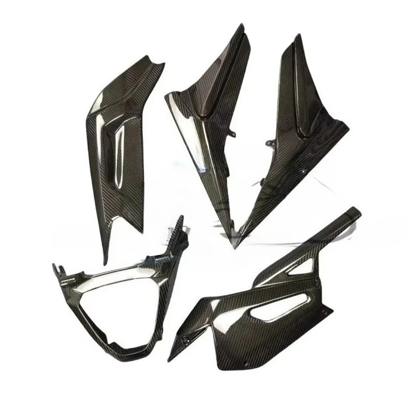 RS660 Carbon Fiber Brazing Modification Whole Car Shell with Front Fender Rear Rocker Arm Fixed Air Wing-Dry Carbon