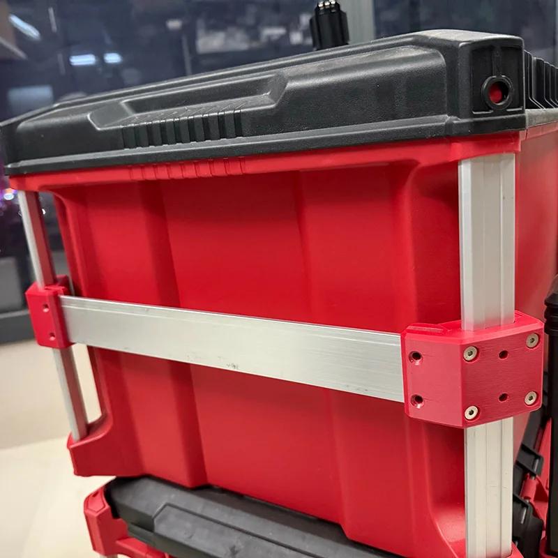 Special for Milwaukee Packout Toolbox Side Hanging Crossbar Aluminum Alloy Surrounding Side Hanging Rod Expansion Kit Tool Box