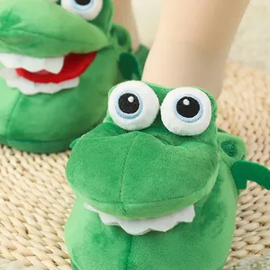 Mann Frau Slipper 2022 Winteröffnung Haus Slipper Schuhe Krokodile Slipper Parodie Baumwollschuhe Tiere 10 Hauptverkauf Pantufa Alligator - №4