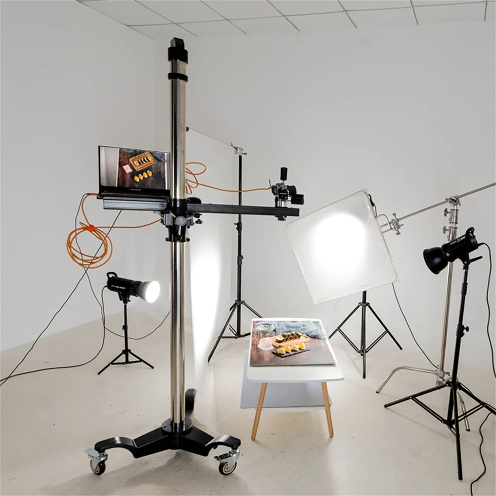 Computer  Heavy Duty Cross Large Column Medium Large Studio  Pulley  Rack Lift Stand