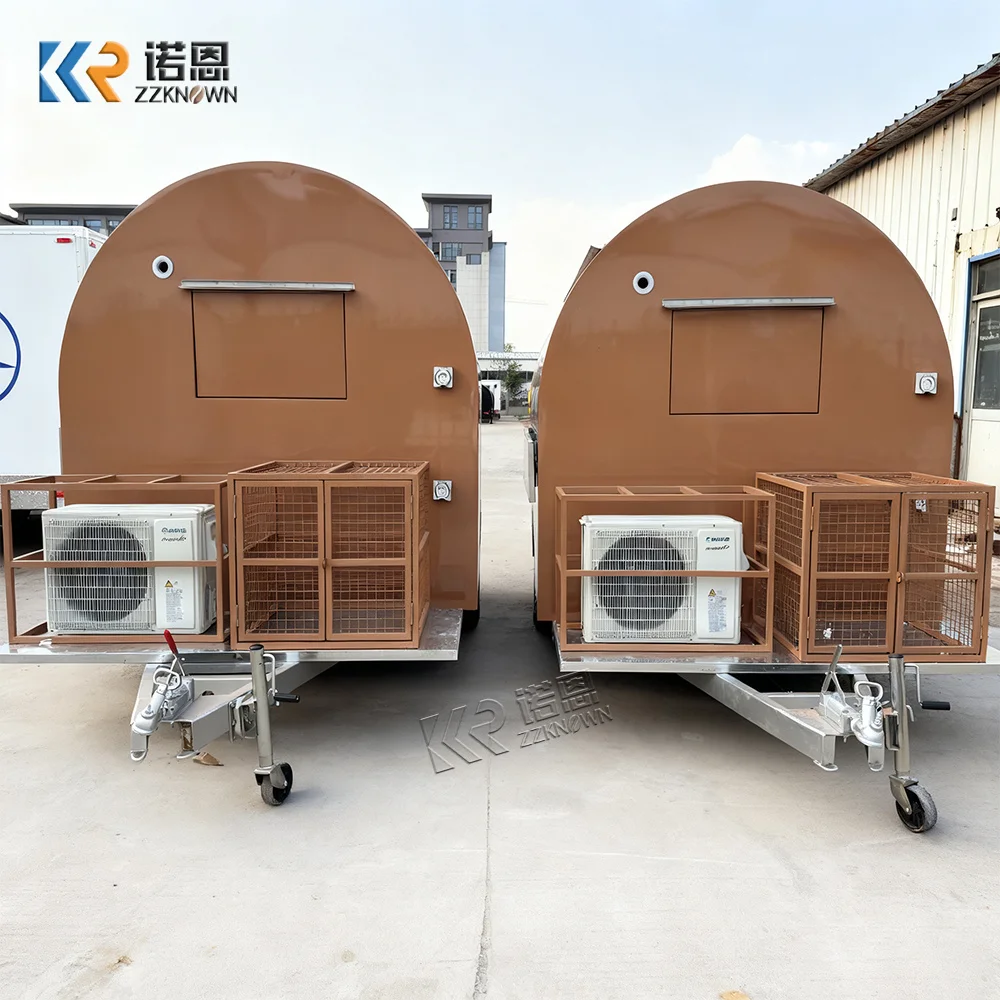 Factory Price Popular Street Catering Trailer Mobile Food Truck, Food Trailer with Europe standard
