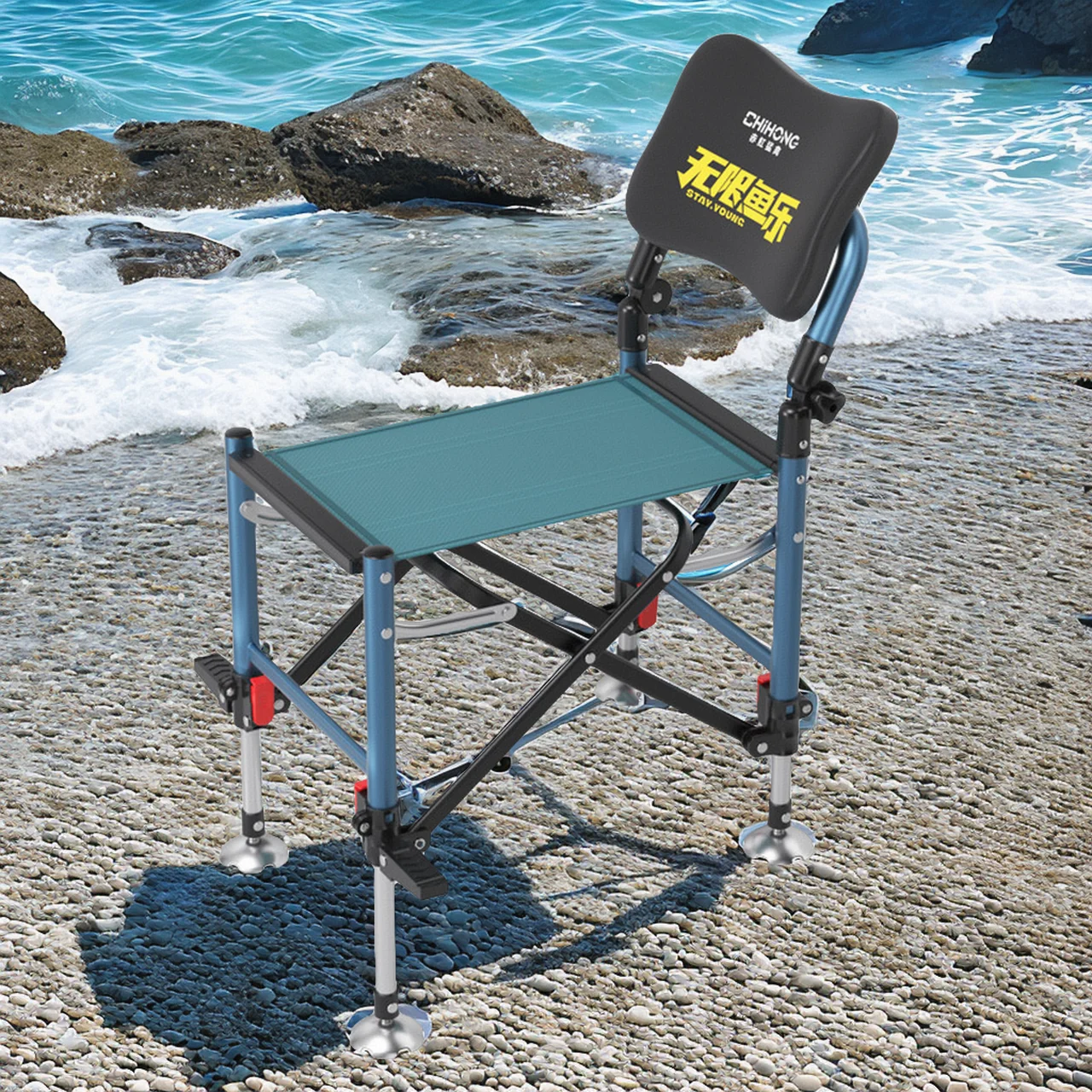 

Chairs Bench Lounger Camping Chaise Chair Tourist Foldable Lightweight Stool Beach Portable Ergonomic Fishing Folding