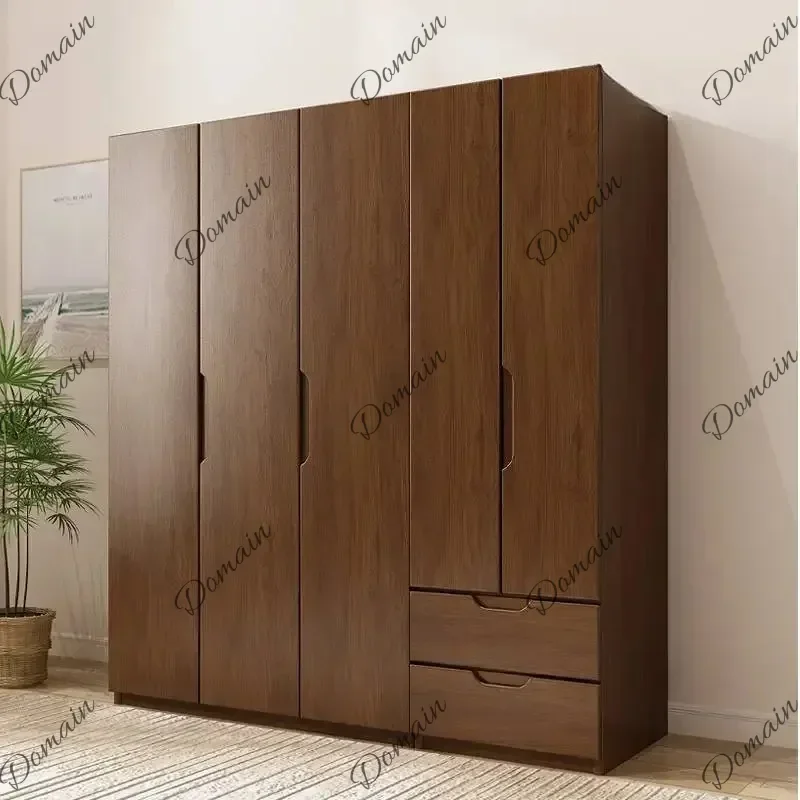 SBig Luxury Wood Wardrobes Orgnizer Quiet Nordic Dressing Storage Wardrobes Bedroom Organizer Closet Para Ropa Furniture Home