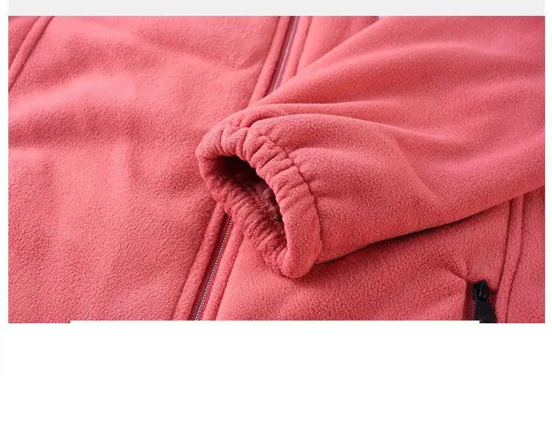Y2k Green Clothes Autumn Winter Jacket Thicken Thin Sweatshirt Women Coat Coral Fleece-lined Zipper Casual Warm Windproof Cold
