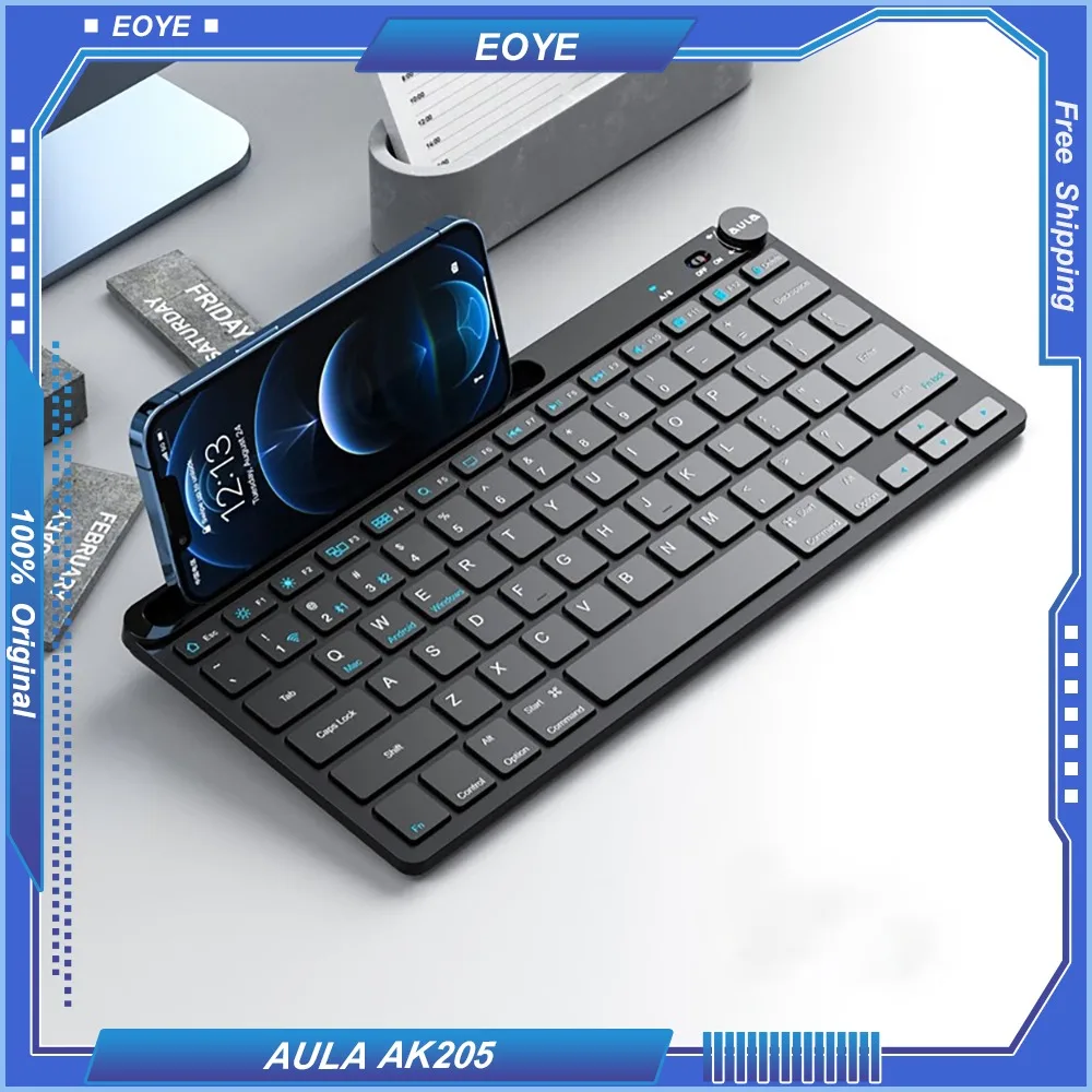 

AULA AK205 Wireless Bluetooth Dual Mode Keyboard Laptop Compatible with Windows Mac System