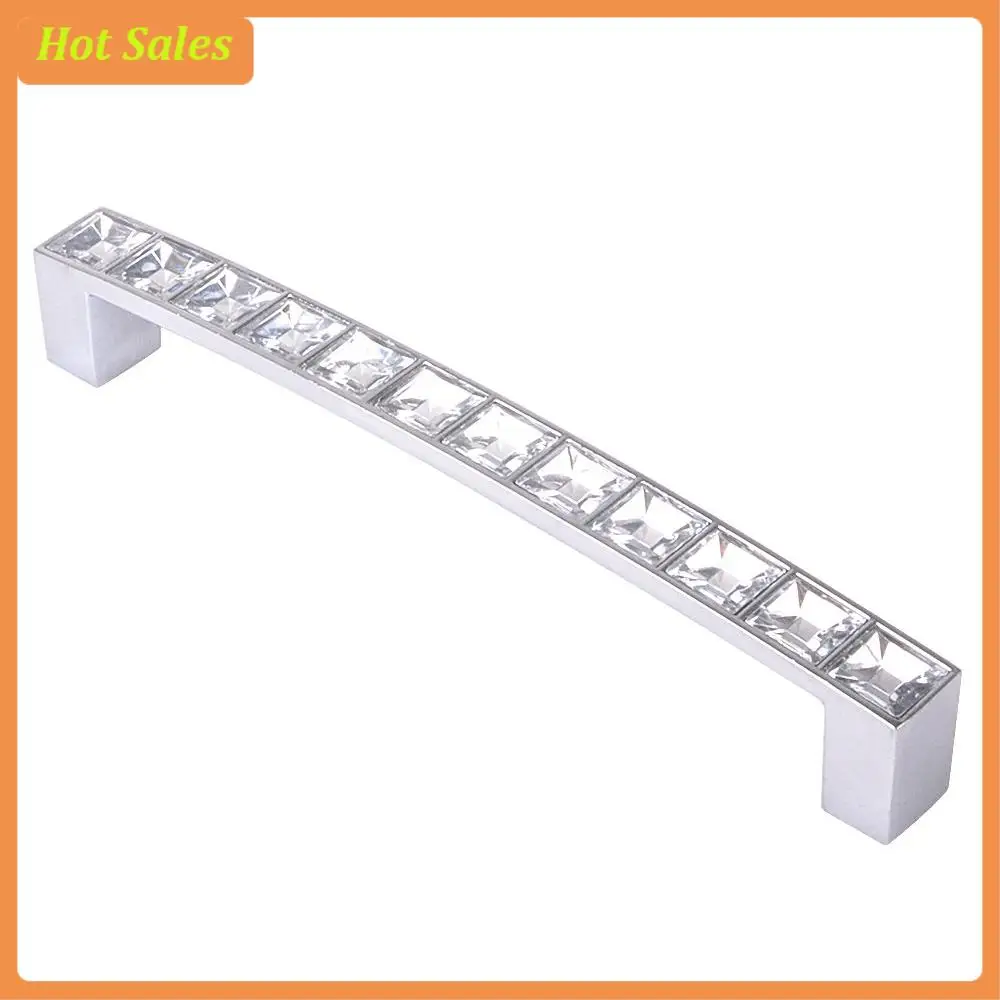 

AA05 Pack Of 8 Europe Style Square Clear Crystal Rhinestone Furniture Door Wardrobe Cupboard Cabinet Drawer Pull Handle Knobs 12