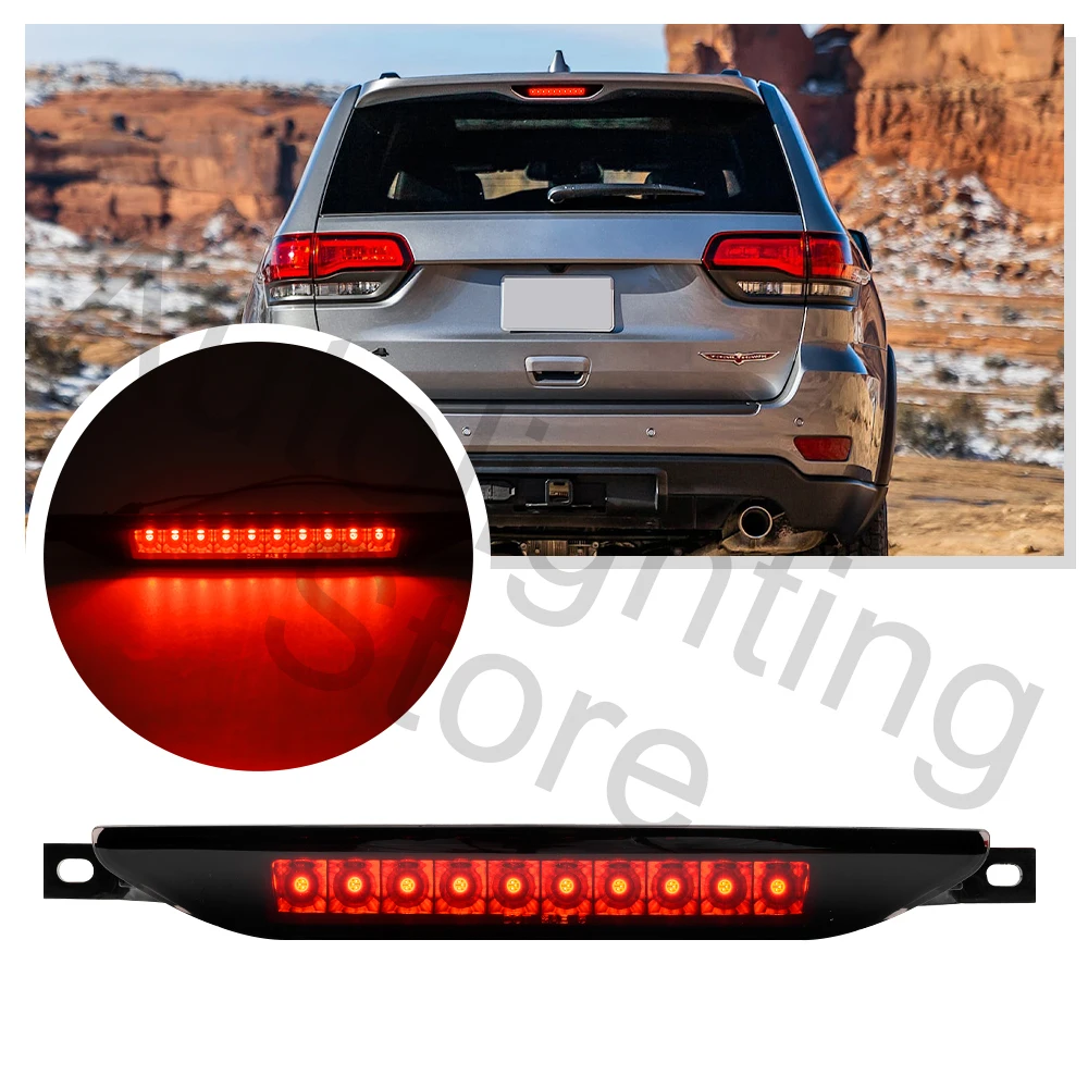 

1PC LED Third 3rd Brake Light For Dodge Caliber Jeep Compass Grand Cherokee WK2 High Mount Stop Lamp #05303754AG