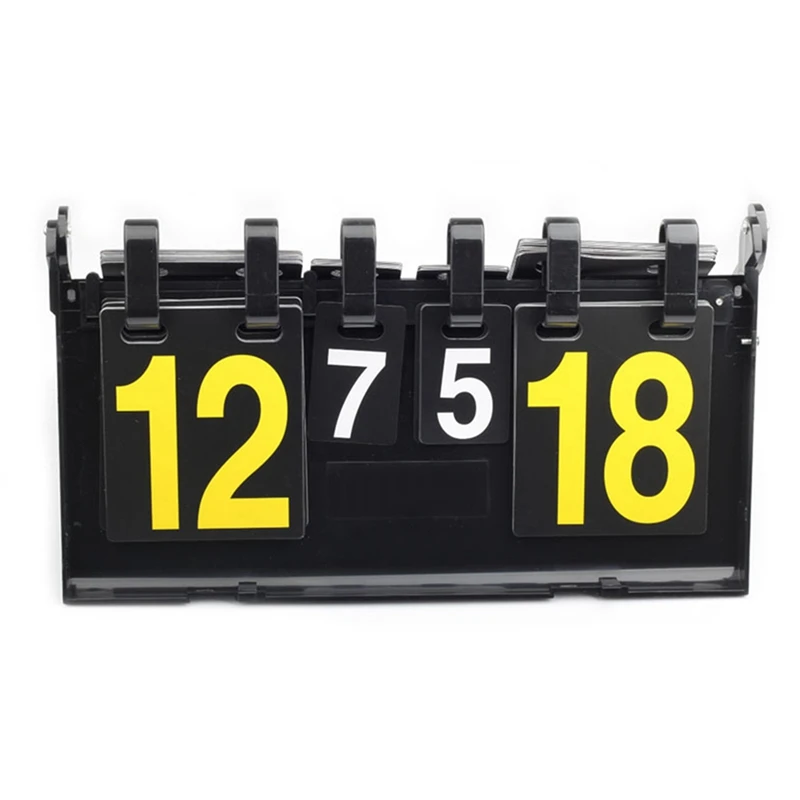 4X 4 Digit Score Board Basketball Football Volleyball Sport Table Tennis Scoreboard Waterproof Scoreboard