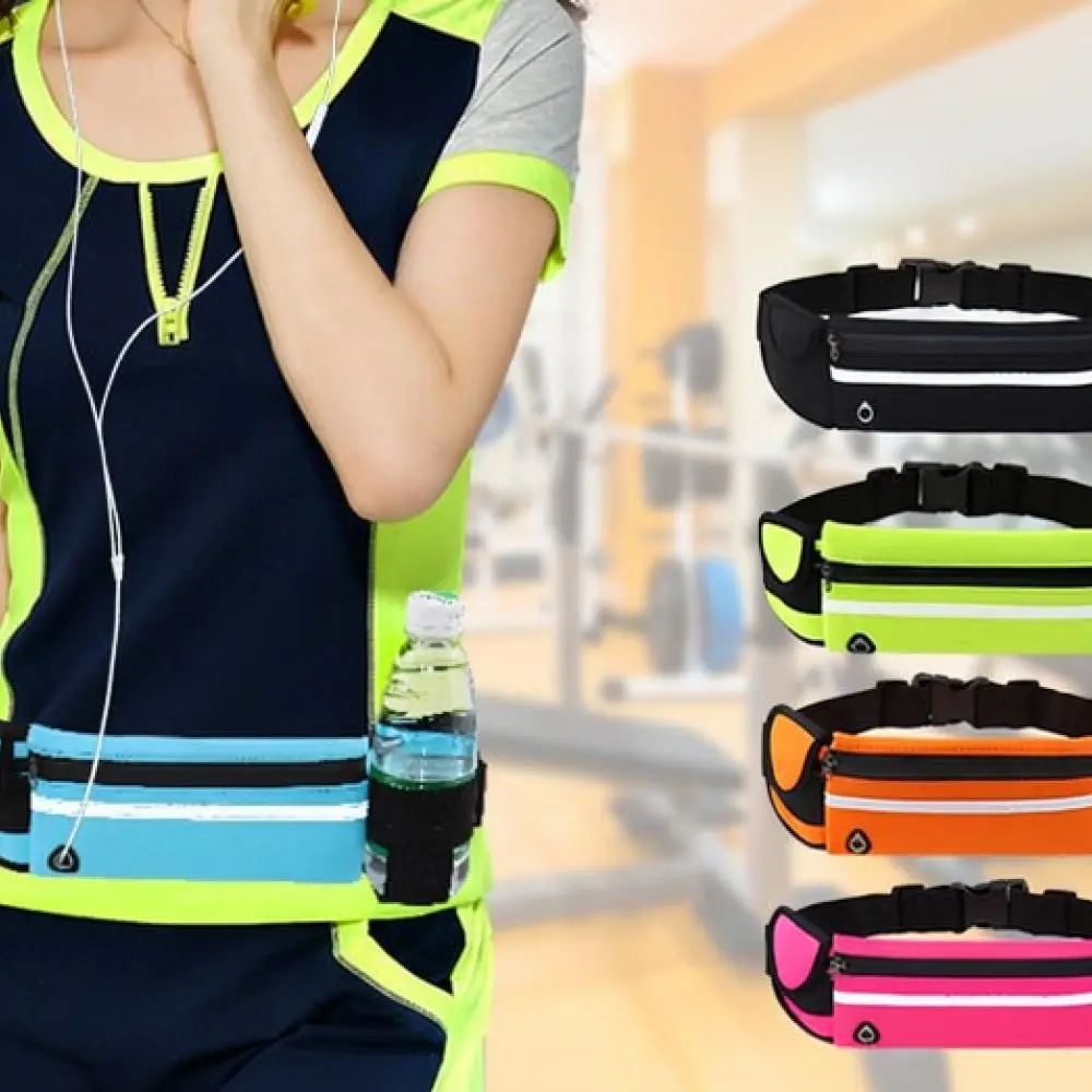 Outdoor Running Waist Pack Slim Waterproof Phone Belt Reflective Pouch Fitness Gear For Jogging Gym Exercise Training