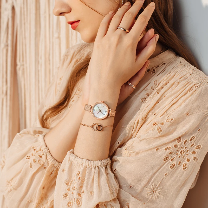 WM Watch Woman Quartz Watch Waterproof Classic Casual Business Woman's Watch Welly Merck Watch WM022L