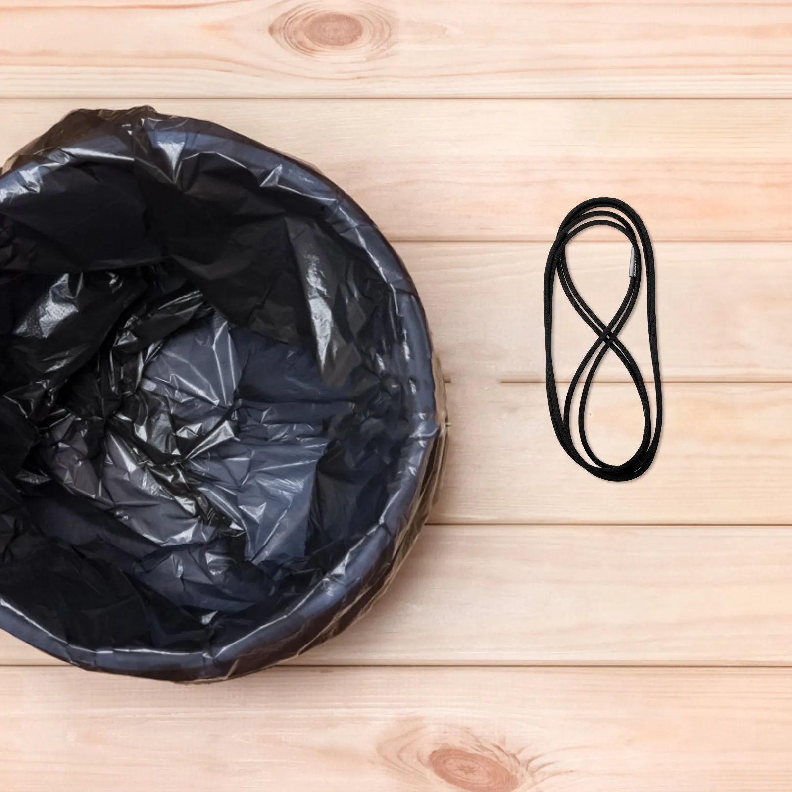 

Набор из 3 эластичных резиновых лент для мусорных мешков, многоразовые, предотвращающие раскрытие, легкие, для мусорных баков, домашнего офиса, урн для отходов