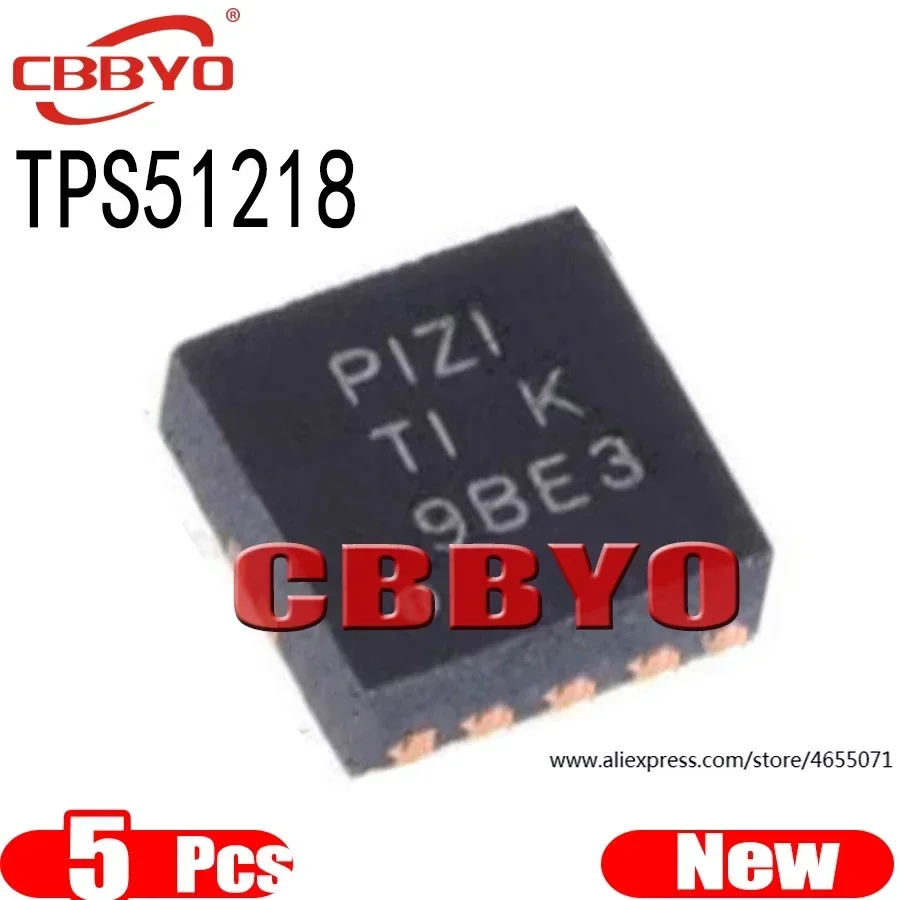 (5 Stück) 100 % neuer TPS51218DSCR TPS51218 PS51218 PIZI QFN-10-Chipsatz
