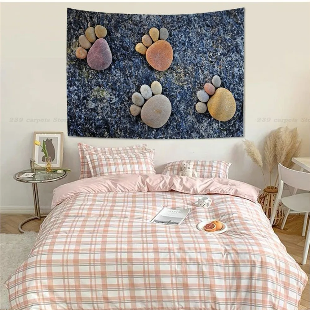 Stones Print Tapestry Cartoon Tapestry Home Decoration hippie bohemian decoration divination Home Decor