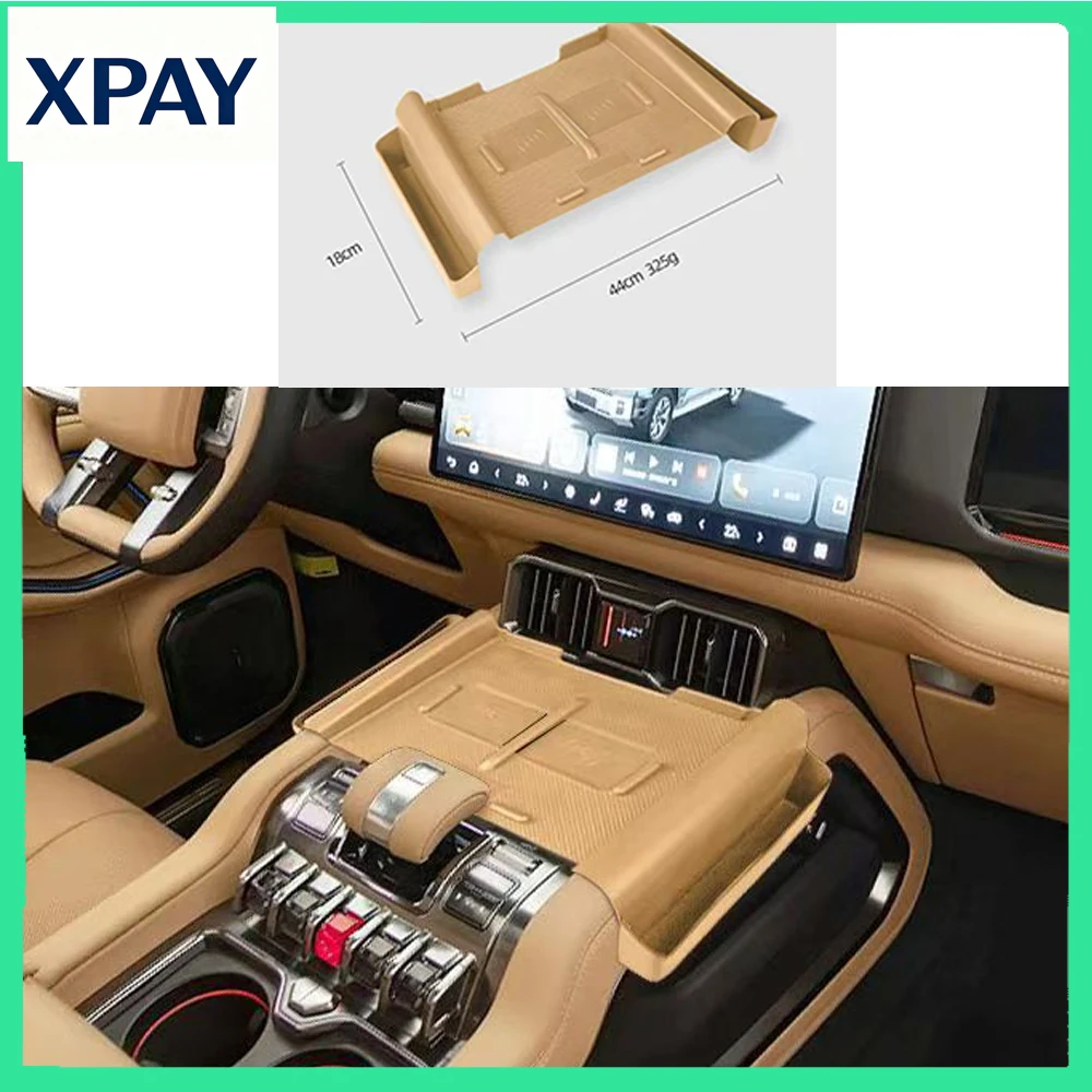 

New1 Suitable BYD Suitablemula Leopard 8 Car Silicone Wireless Charging Pad With Pocket Original Car Color Central Control Wirel