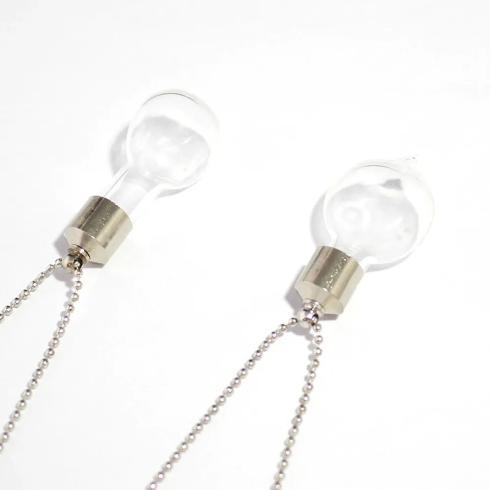 Portable Fillable Wishing Jars With Ball Chain Urn Jewelry Vial Ashes Fillable Bottle Pendant
