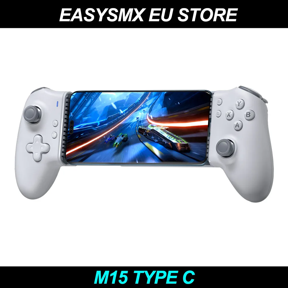 Manette de jeu mobile EasySMX M15 Type C pour Android et iOS, joystick portable pour smartphone avec commandes de précision pour le jeu