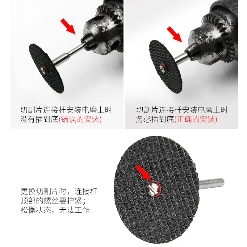 10Pcs 32MM Metal Cutting Disc Dremel Grinder Rotary Tool Circular Saw Blade Wheel Cutting Sanding Disc Grinding Wheel