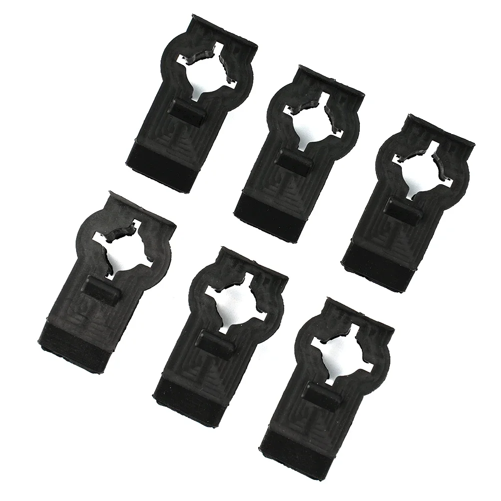 Car Window Regulator Repair Clip FRONT LEFT / RIGHT Plastic Clip For BMW For X5 E53(2000-2006) Pack Of 6 Car Accessories