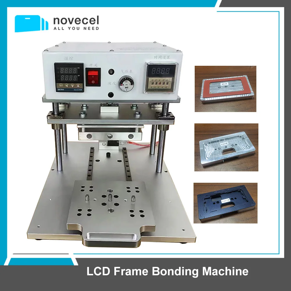 NOVECEL LCD Screen Bezel Frame Bonding Machine For iPhone X Xs 11 12 13 14 15Pro max 12mini Screen Repair Frame Laminating Tools air fryer machine household oil free smart fries machine oven electric fryer without oil 220v