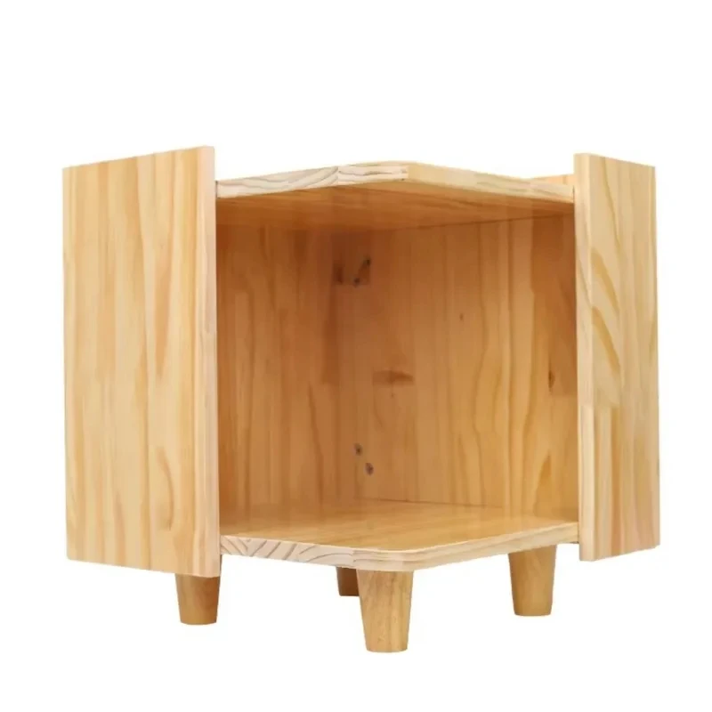 

Pet Furniture Pine Wood Stylish Space-Saving Tree Dog House Pet Supplies